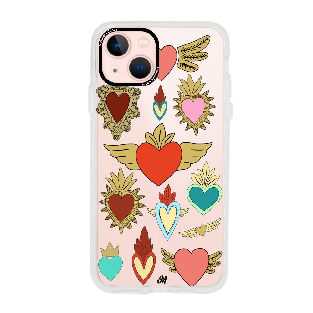 Case para iphone 13 Mini corazon angel - Mandala Cases