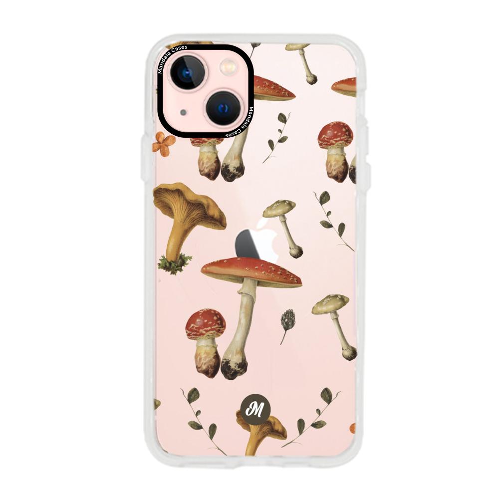 Cases para iphone 13 Mini Mushroom texture - Mandala Cases