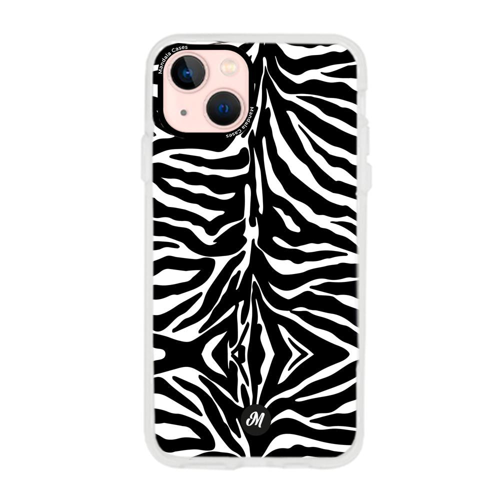 Cases para iphone 13 Mini Minimal zebra - Mandala Cases