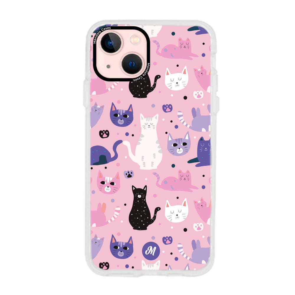 Cases para iphone 13 Mini Cat case Remake - Mandala Cases