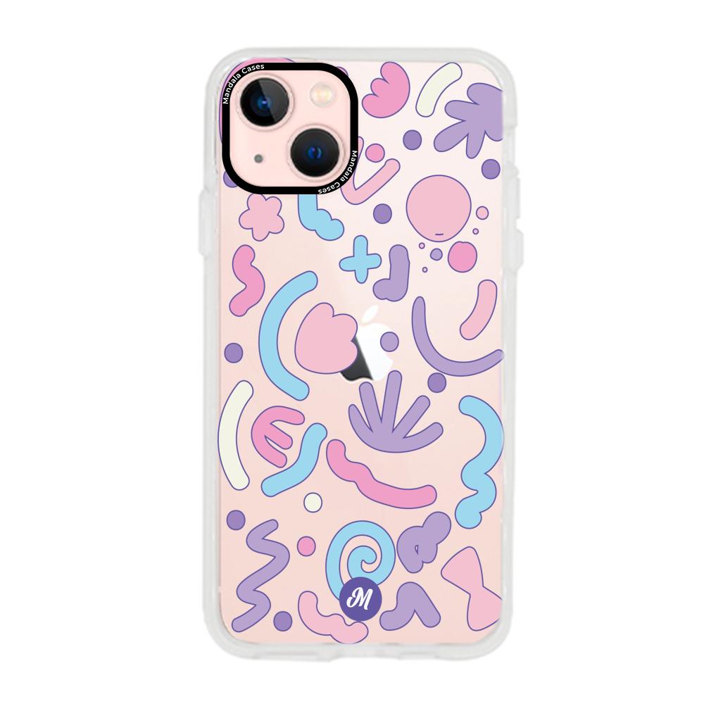Cases para iphone 13 Mini Colorful Spots Remake - Mandala Cases