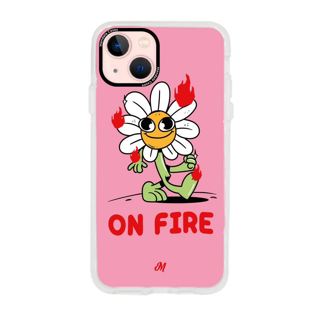 Cases para iphone 13 Mini ON FIRE - Mandala Cases