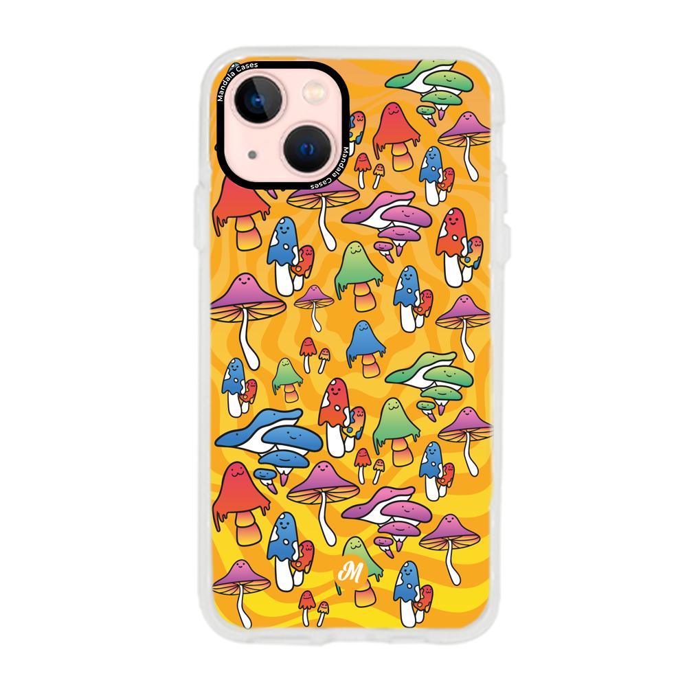 Cases para iphone 13 Mini Color mushroom - Mandala Cases