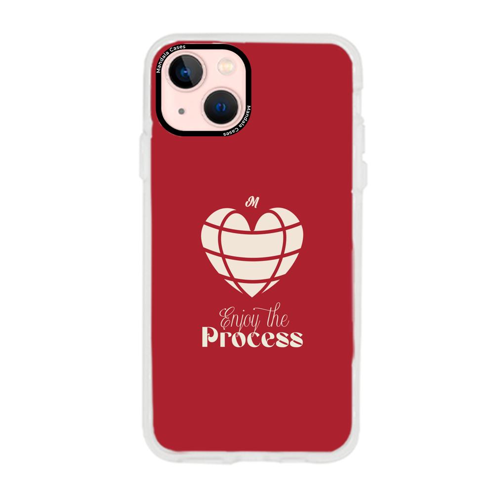 Cases para iphone 13 Mini ENJOY THE PROCESS - Mandala Cases
