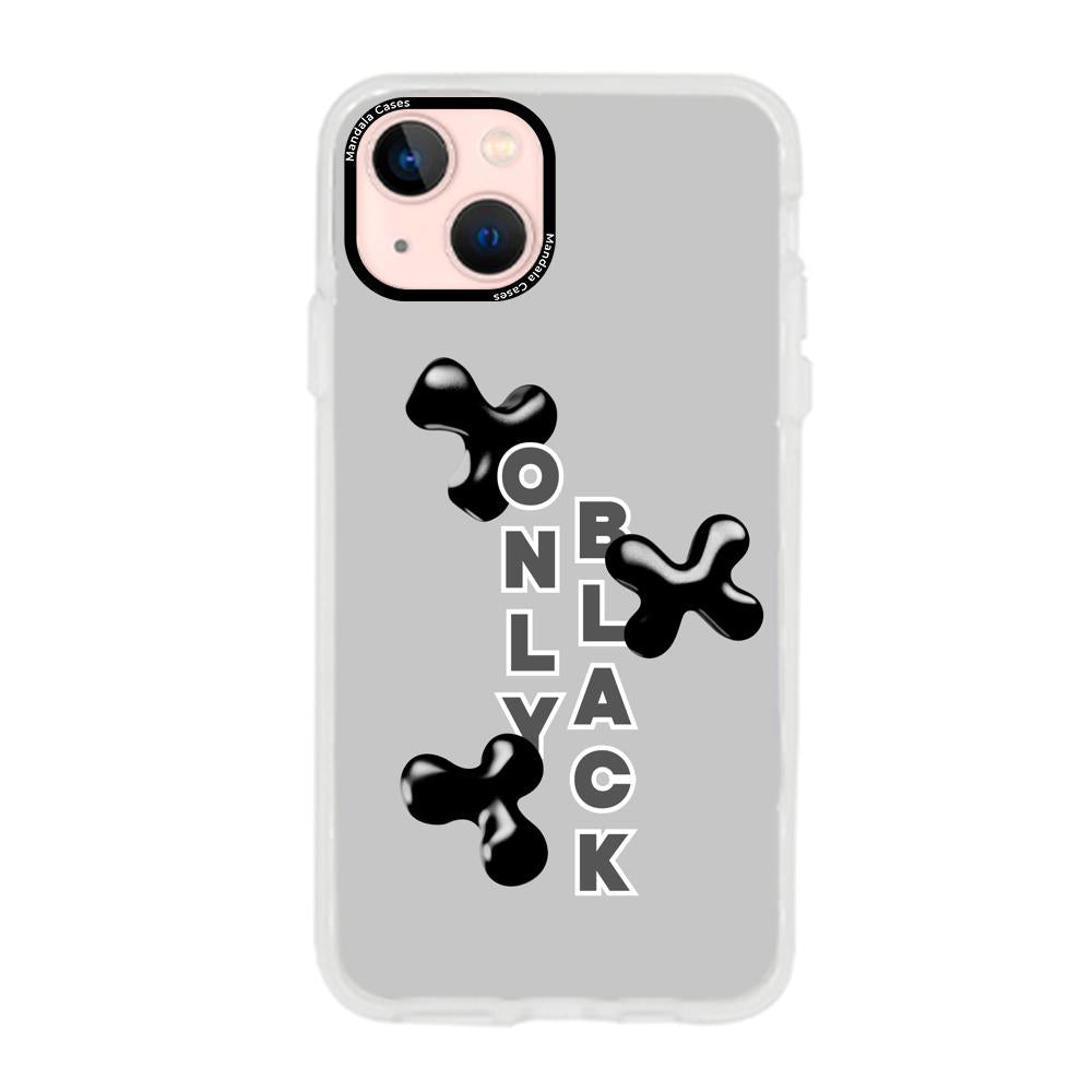 Cases para iphone 13 Mini ONLY BLACK - Mandala Cases