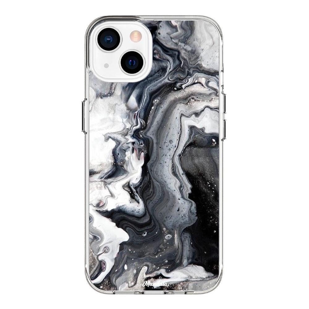 Case para iphone 13 Mini de Marmol Negro - Mandala Cases
