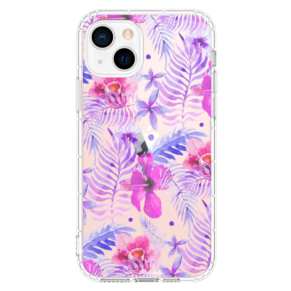 Case para iphone 13 Mini de Flores Hawaianas - Mandala Cases