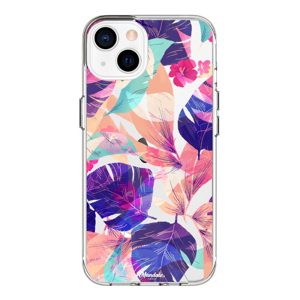 Case para iphone 13 Mini de Hojas Coloridas - Mandala Cases