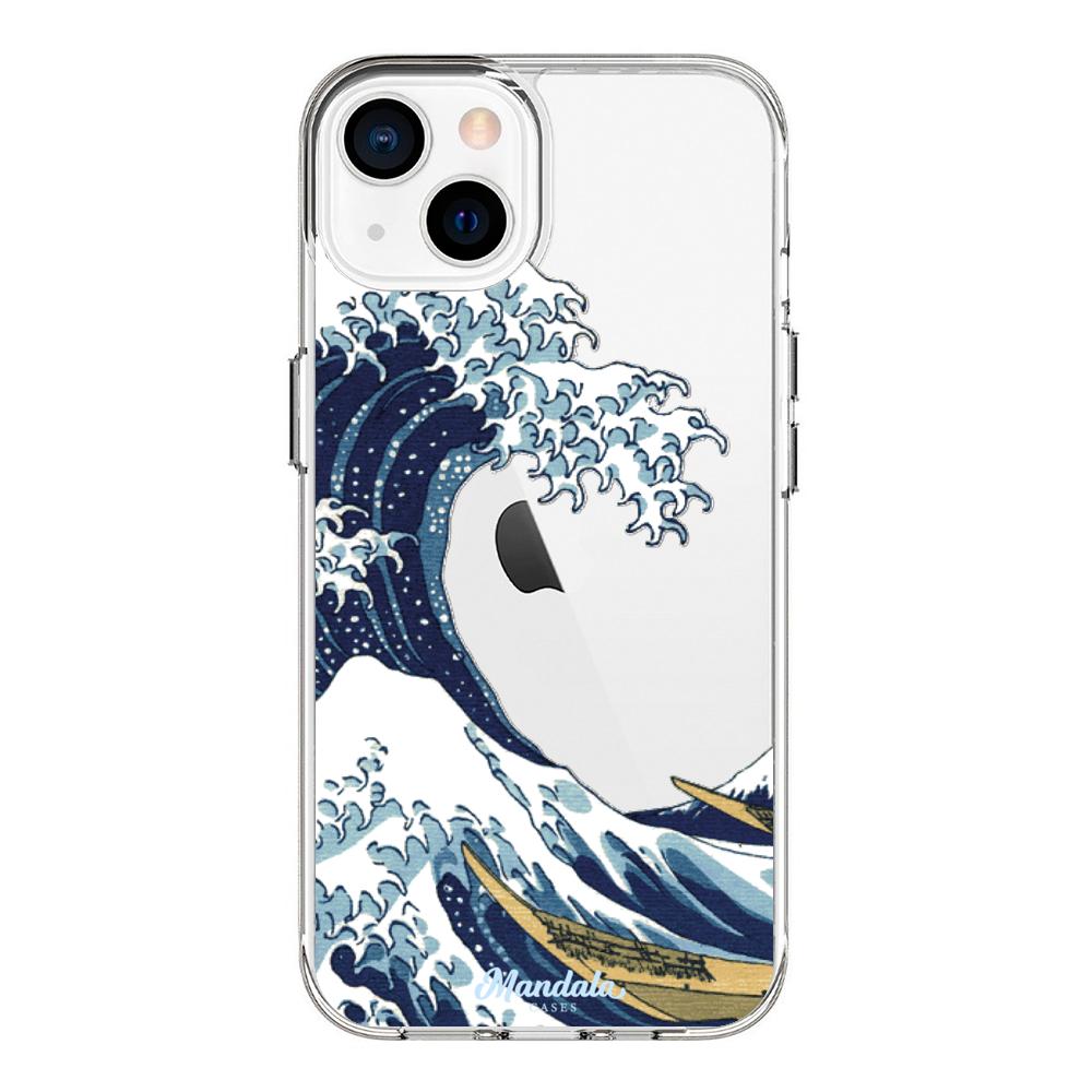 Case para iphone 13 Mini de La Gran Ola- Mandala Cases