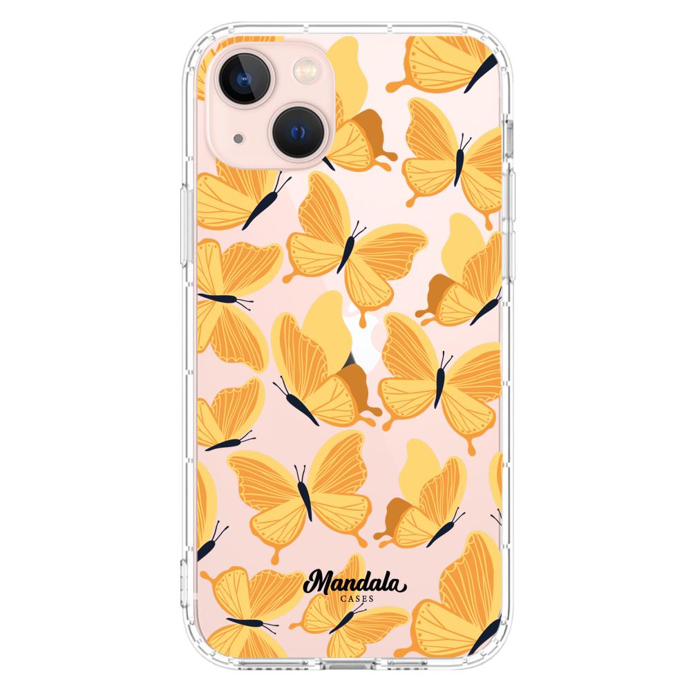 Yellow Butterflies Case - Mandala Cases
