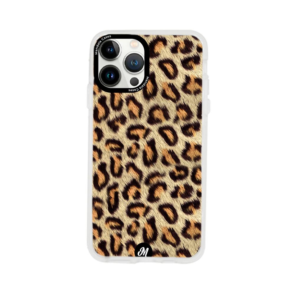 Funda Leopardo Peludo iPhone