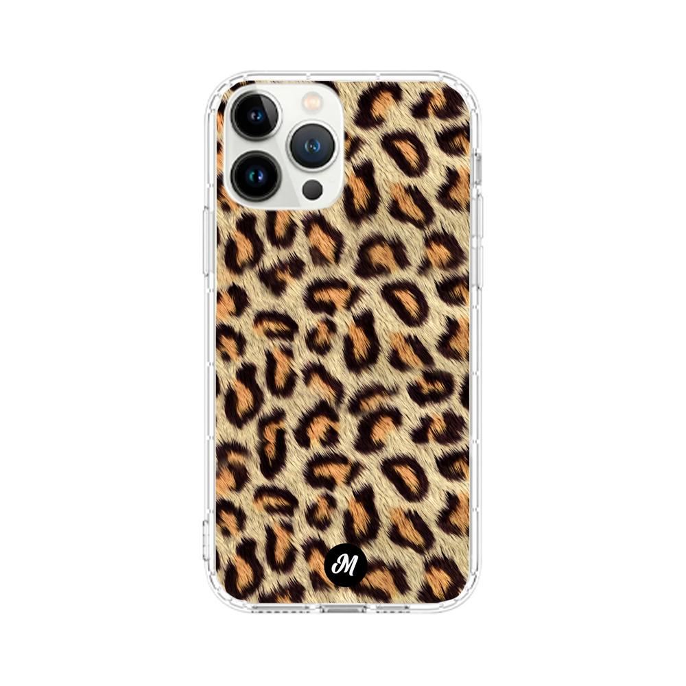 Funda Leopardo Peludo iPhone