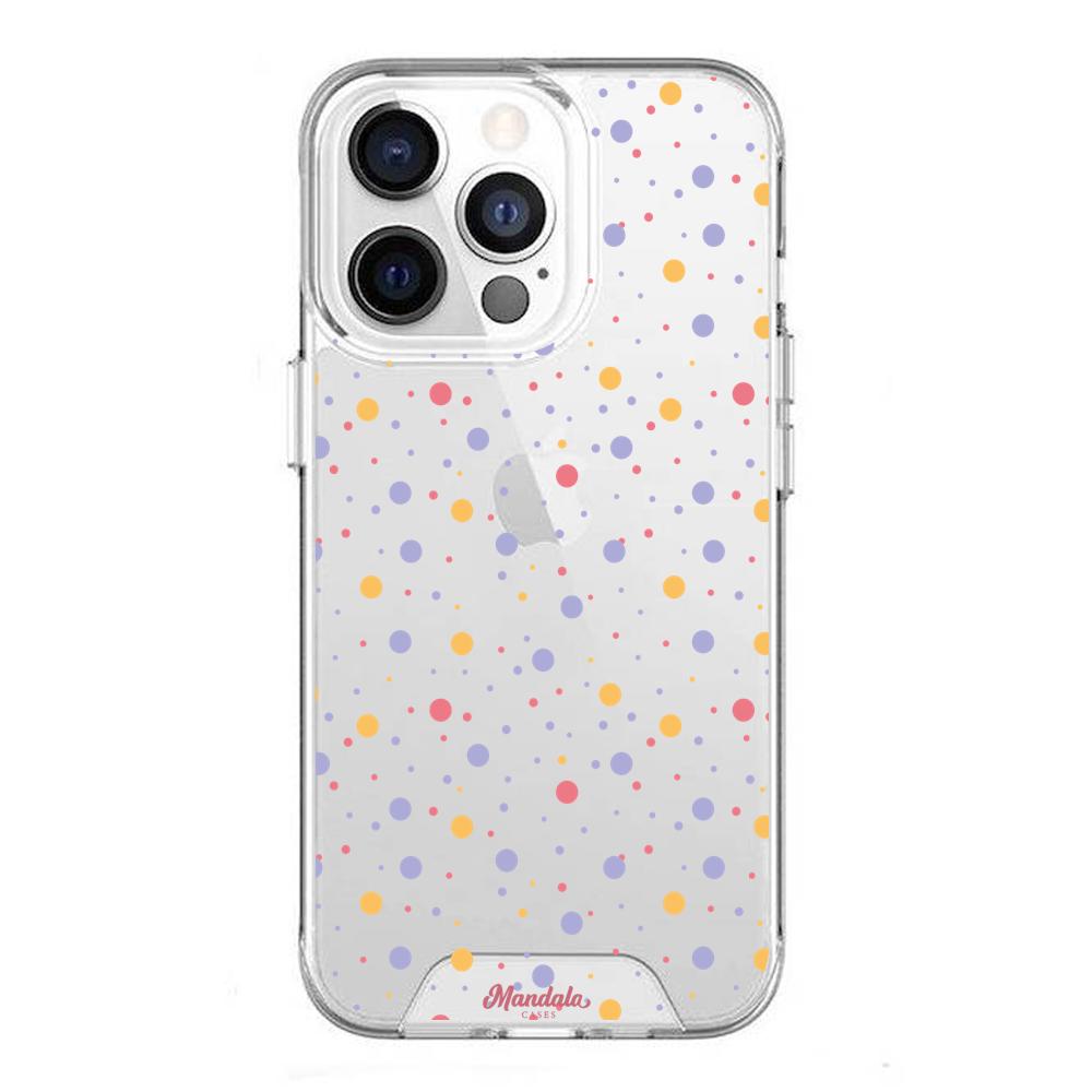 Case para iphone 13 pro max puntos de coloridos-  - Mandala Cases