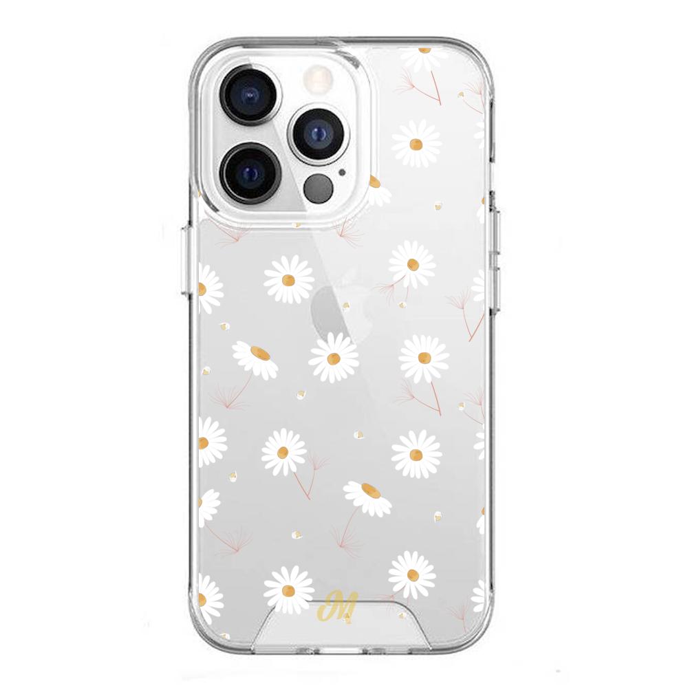 Case para iphone 13 pro max Funda Flores Blancas Delicadas - Mandala Cases