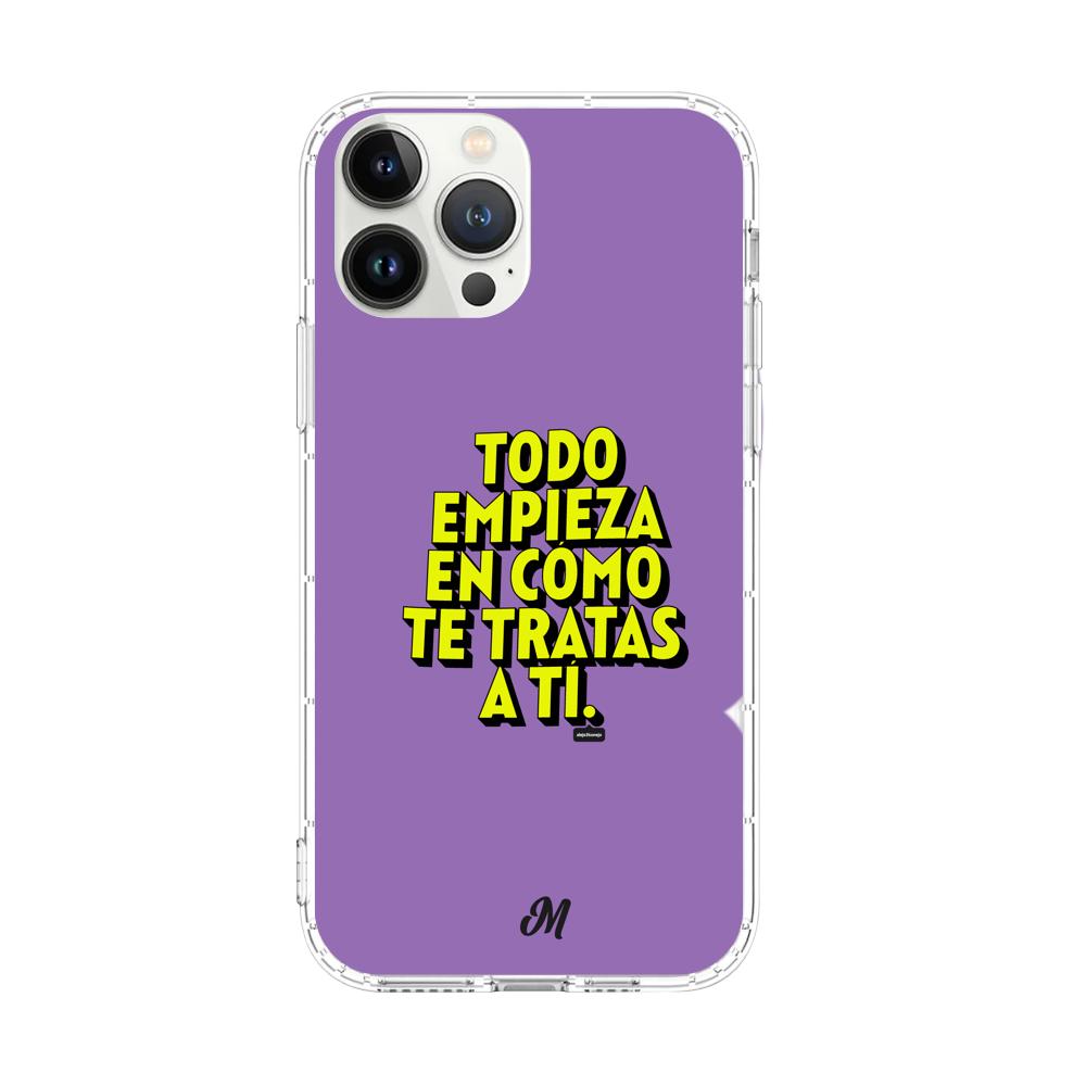 Estuches para iphone 13 pro max - Empieza por ti Purple Case  - Mandala Cases