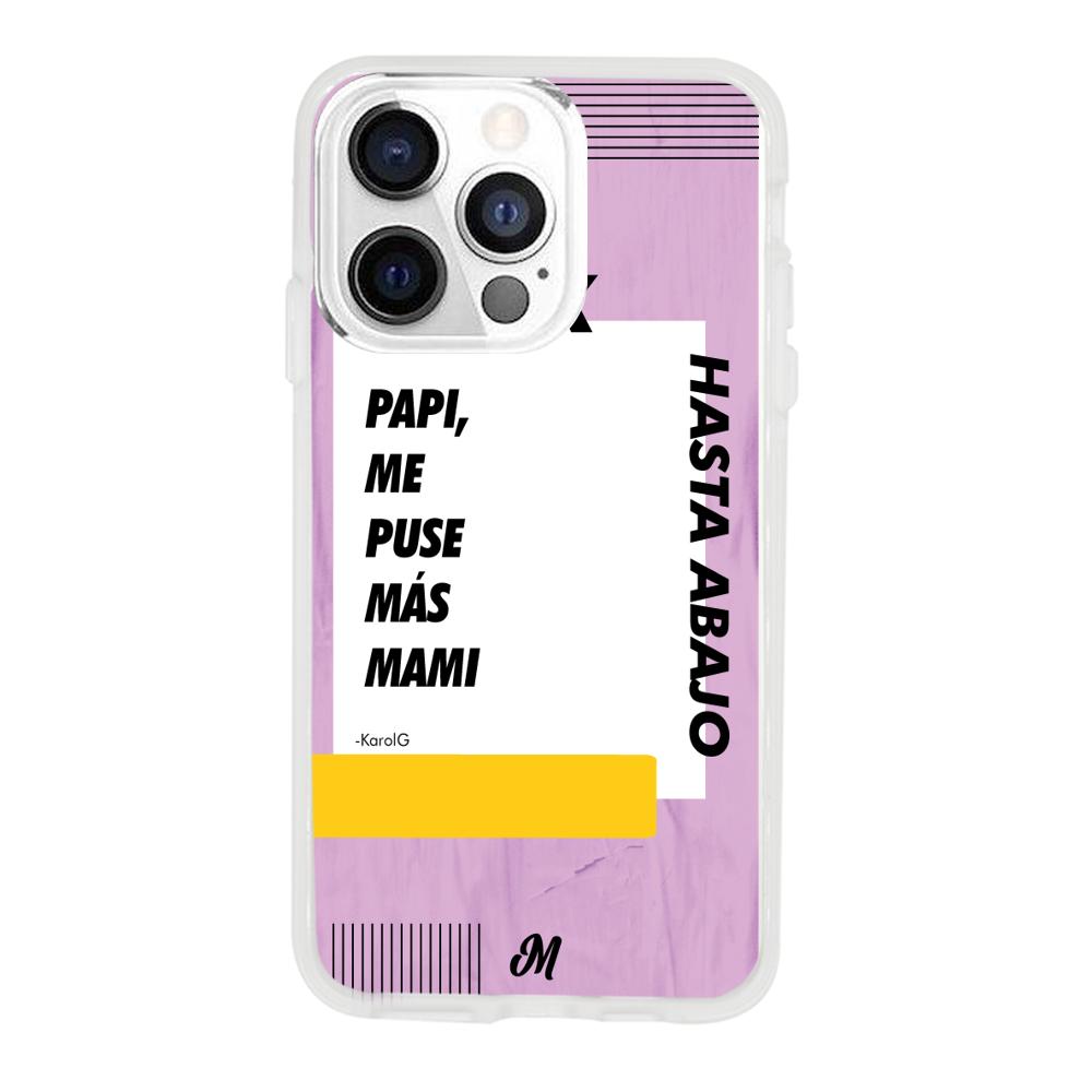 Case para iphone 13 pro max Me puse mas mami morado - Mandala Cases