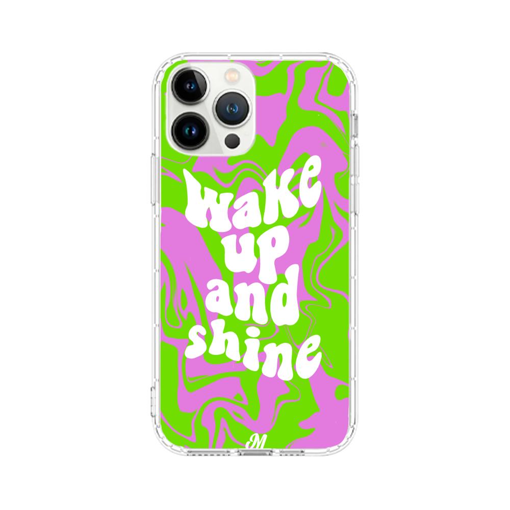 Case para iphone 13 pro max wake up and shine - Mandala Cases