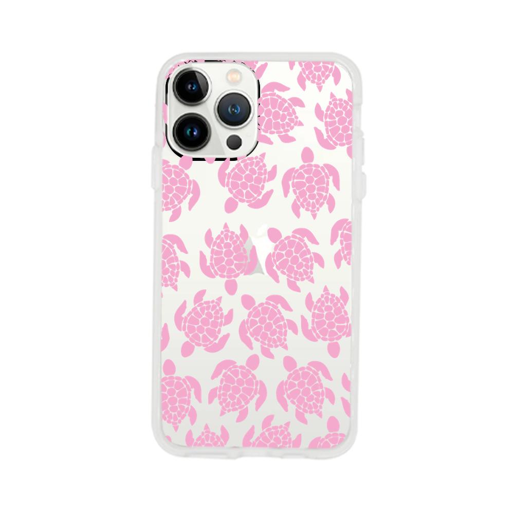 Case para iphone 13 pro max Tortugas rosa - Mandala Cases