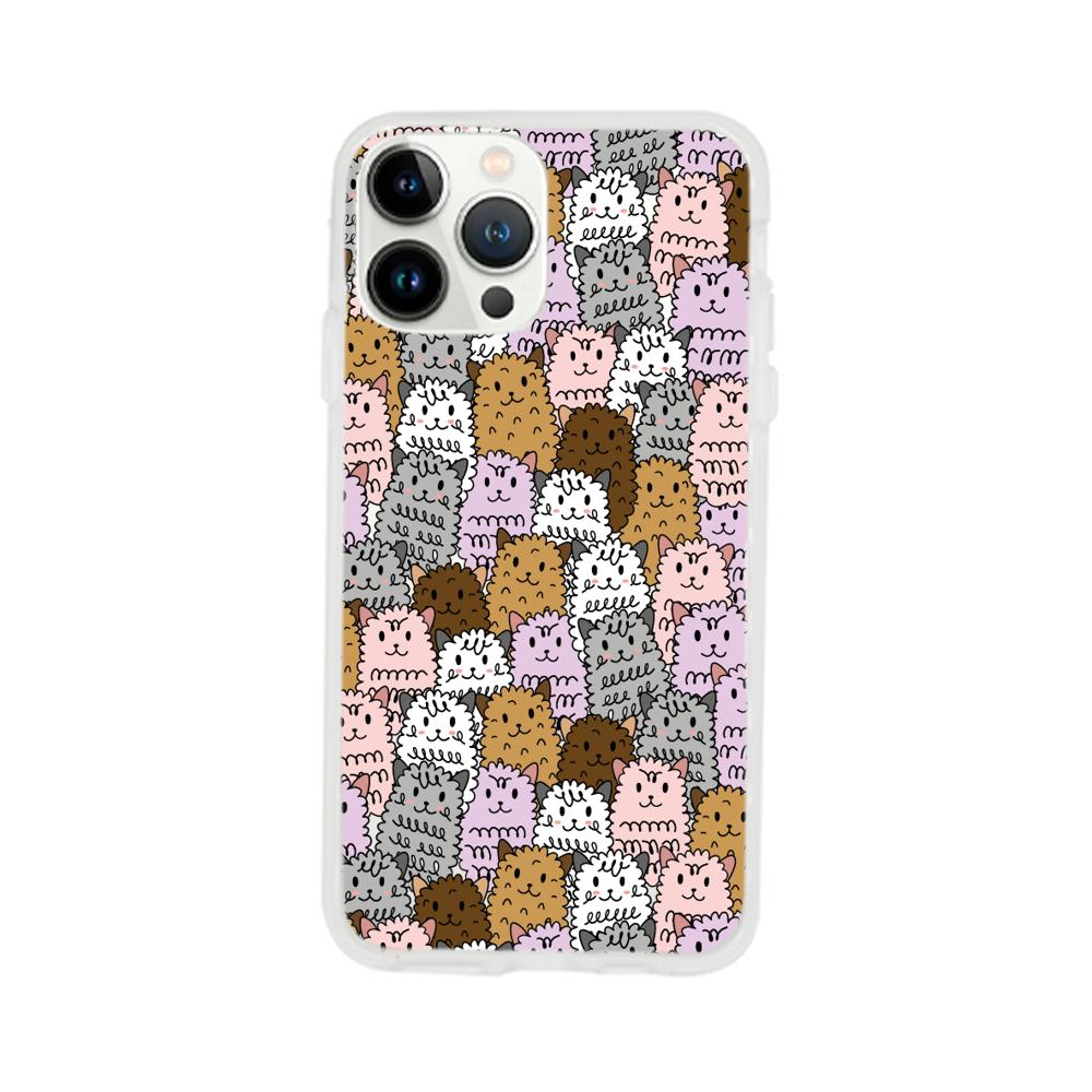 Case para iphone 13 pro max Ovejas coloridas - Mandala Cases