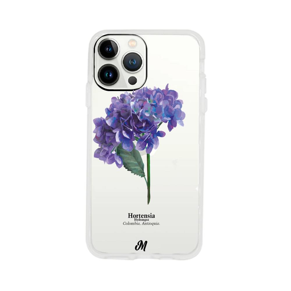 Case para iphone 13 pro max Hortensia lila - Mandala Cases