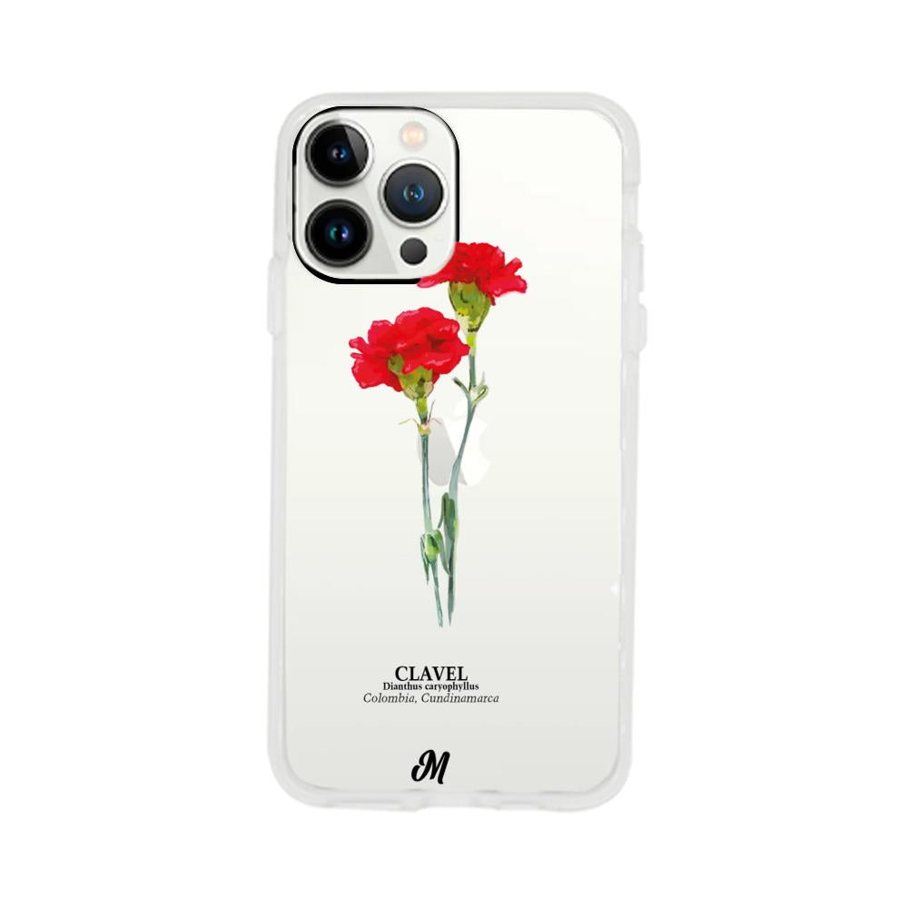 Case para iphone 13 pro max Claveles Rojos - Mandala Cases