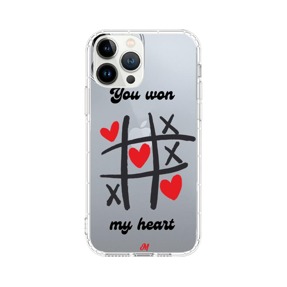 Case para iphone 13 pro max You Won My Heart - Mandala Cases