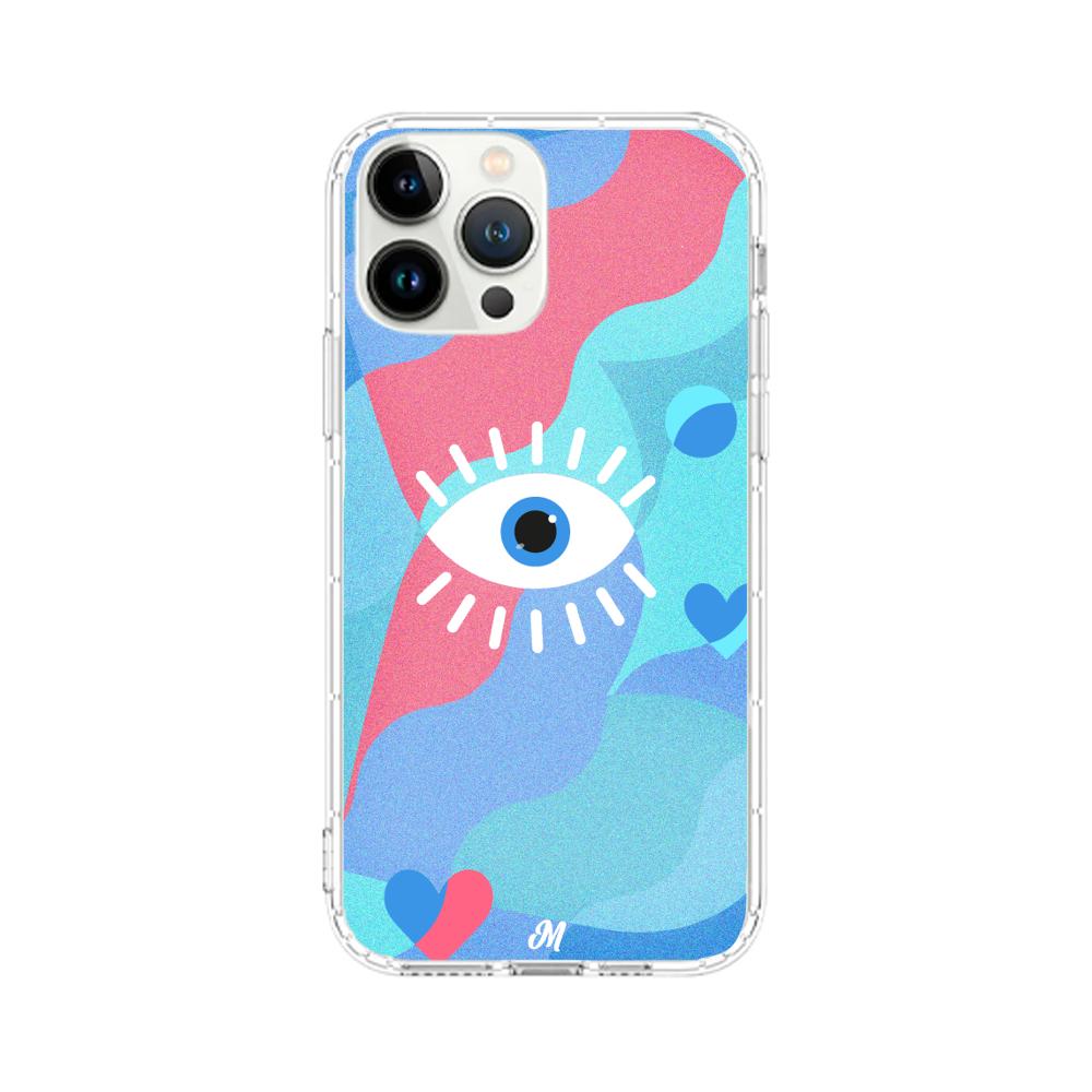 Case para iphone 13 pro max Amor azul - Mandala Cases