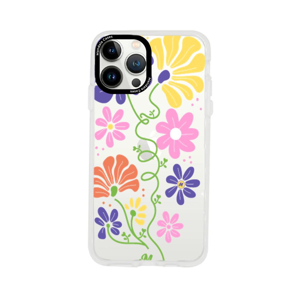 Case para iphone 13 pro max Flores abstractas - Mandala Cases