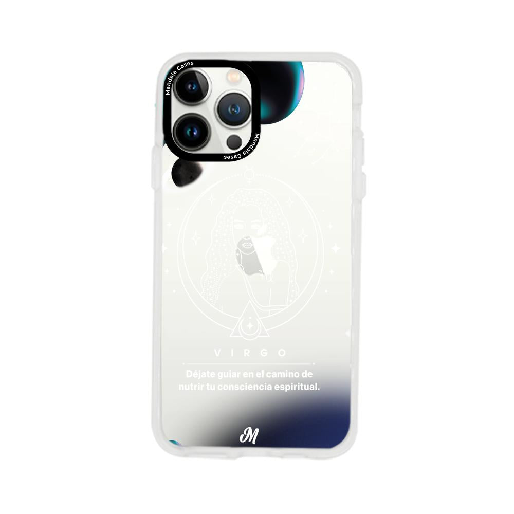 Cases para iphone 13 pro max VIRGO 24 TRANSPARENTE - Mandala Cases