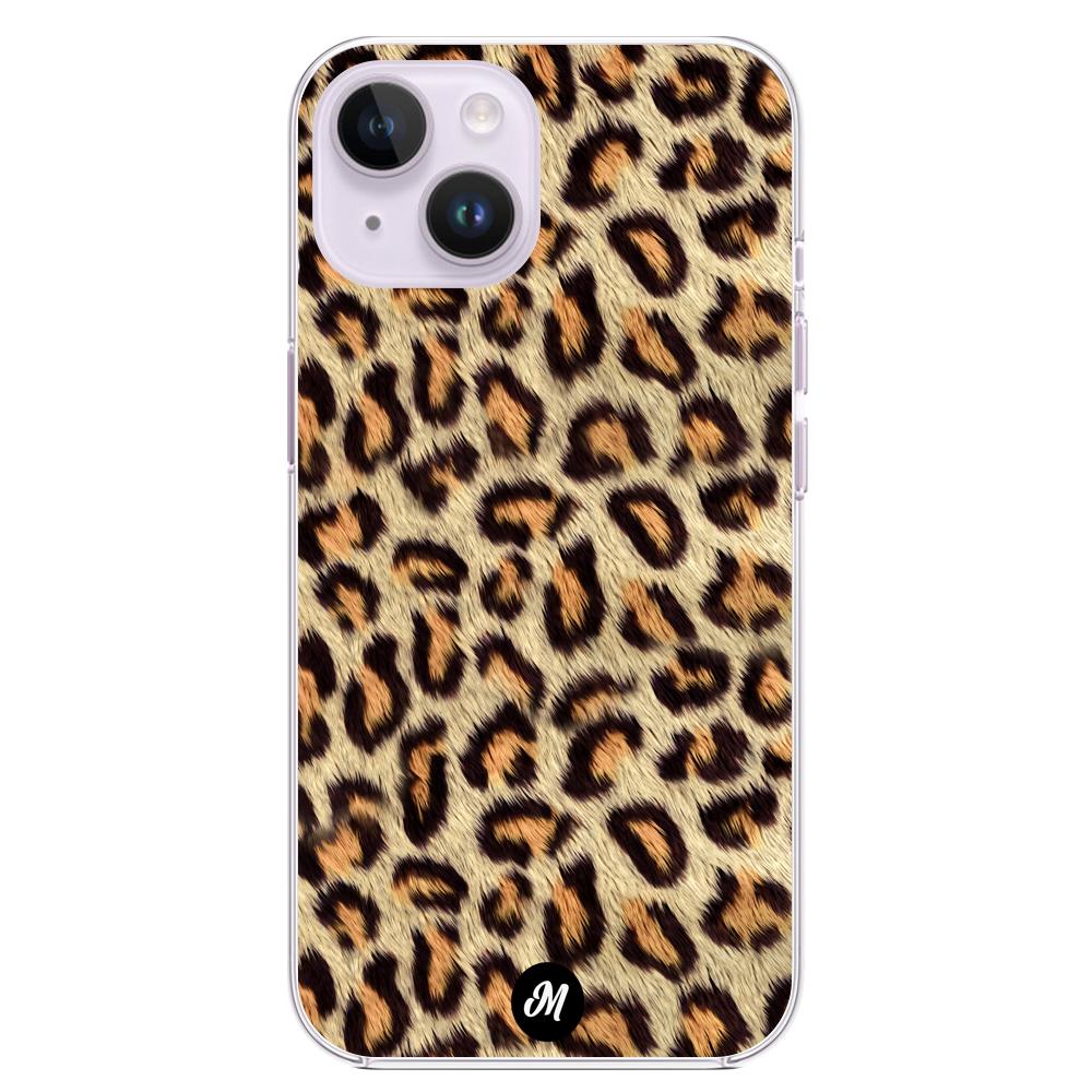 Funda Leopardo Peludo iPhone