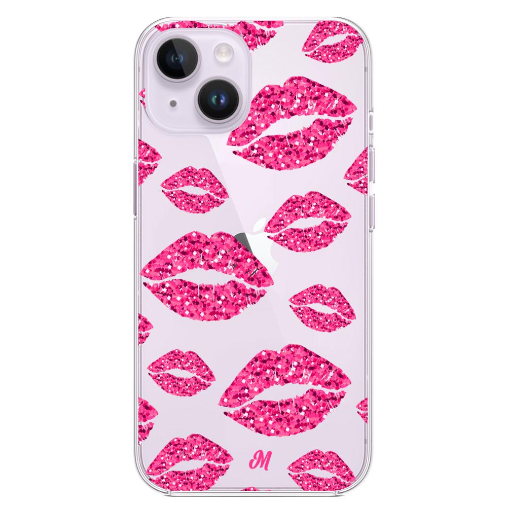 Case para iphone 14 plus Glitter kiss - Mandala Cases