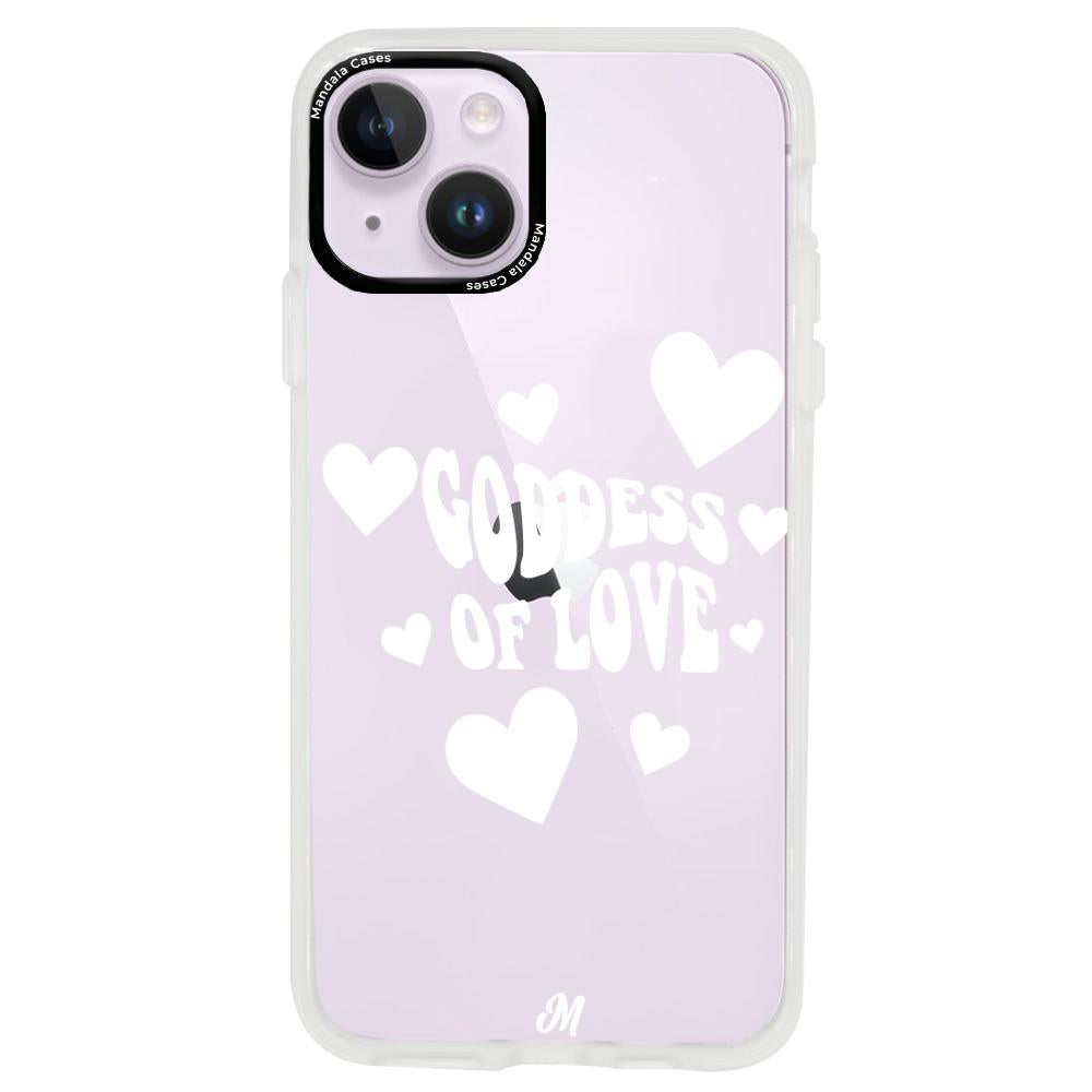 Case para iphone 14 plus Goddess of love blanco - Mandala Cases