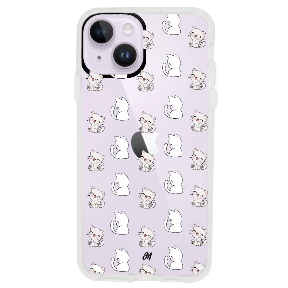 Case para iphone 14 plus Little Cats - Mandala Cases