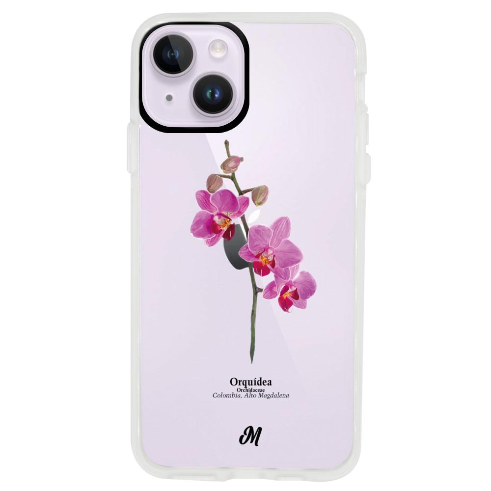 Case para iphone 14 plus Ramo de Orquídea - Mandala Cases