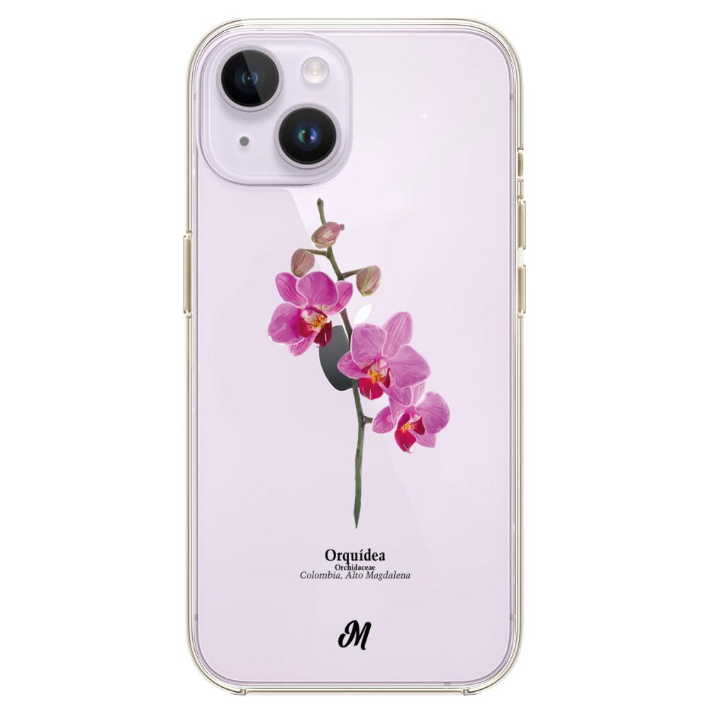 Case para iphone 14 plus Ramo de Orquídea - Mandala Cases