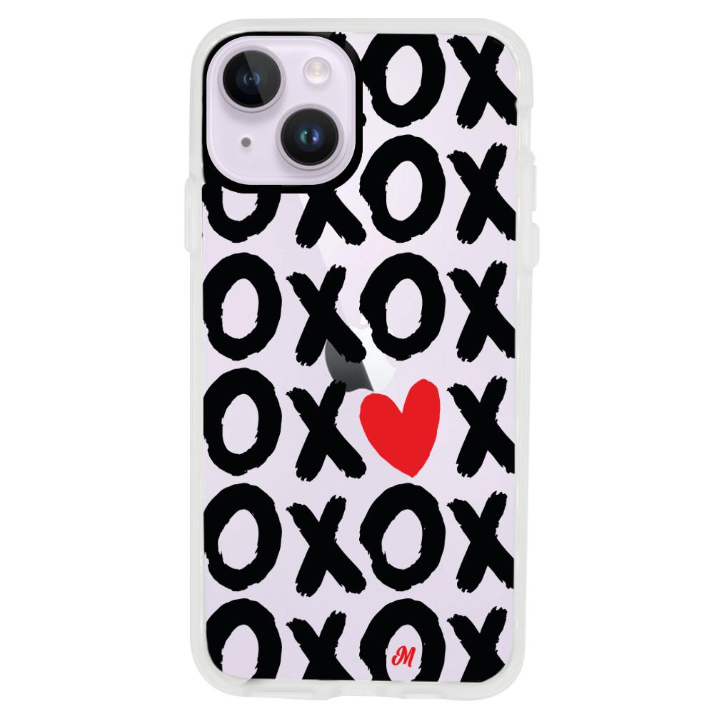 Case para iphone 14 plus OXOX Besos y Abrazos - Mandala Cases