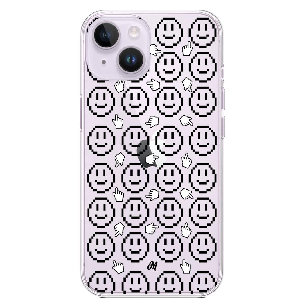 Case para iphone 14 plus Caritas pixel - Mandala Cases