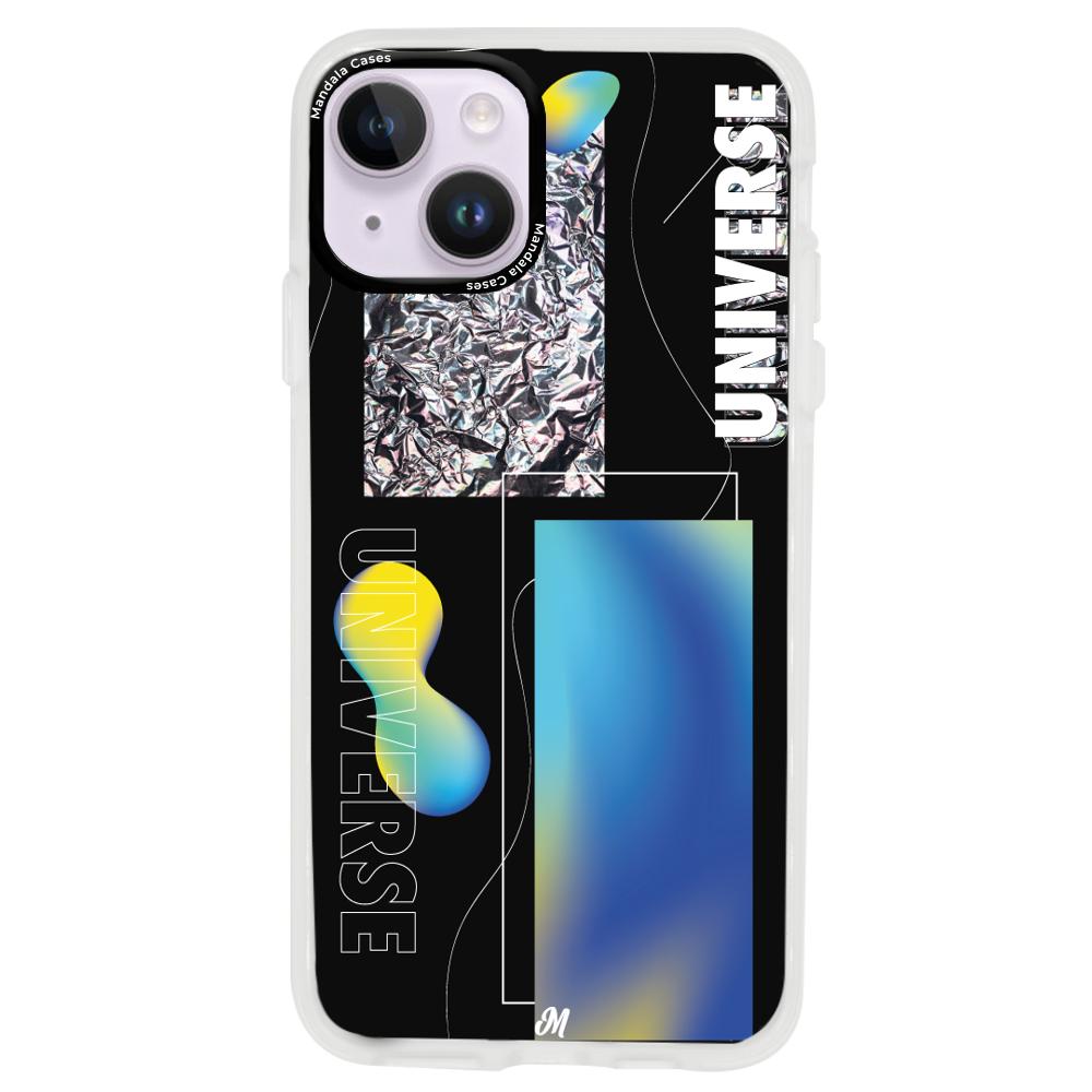 Case para iphone 14 plus Blue universe - Mandala Cases