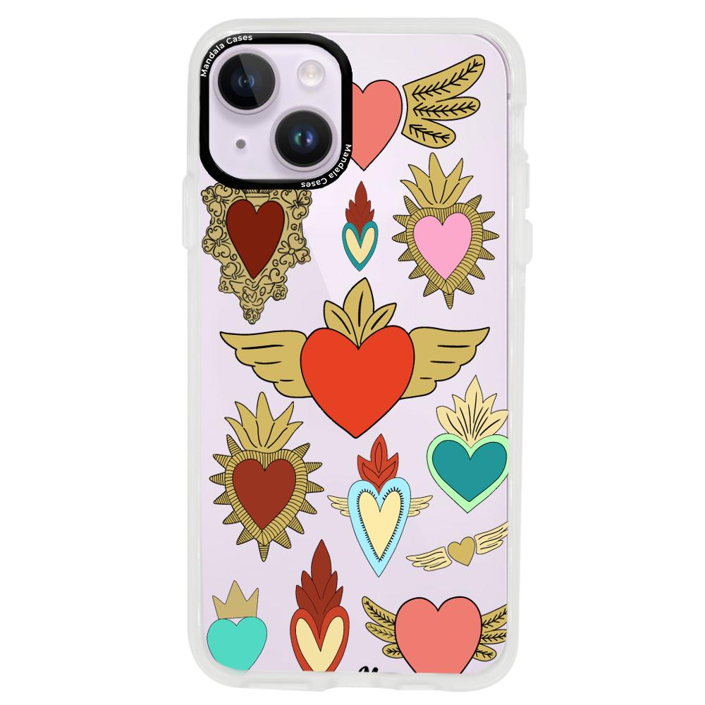 Case para iphone 14 plus corazon angel - Mandala Cases