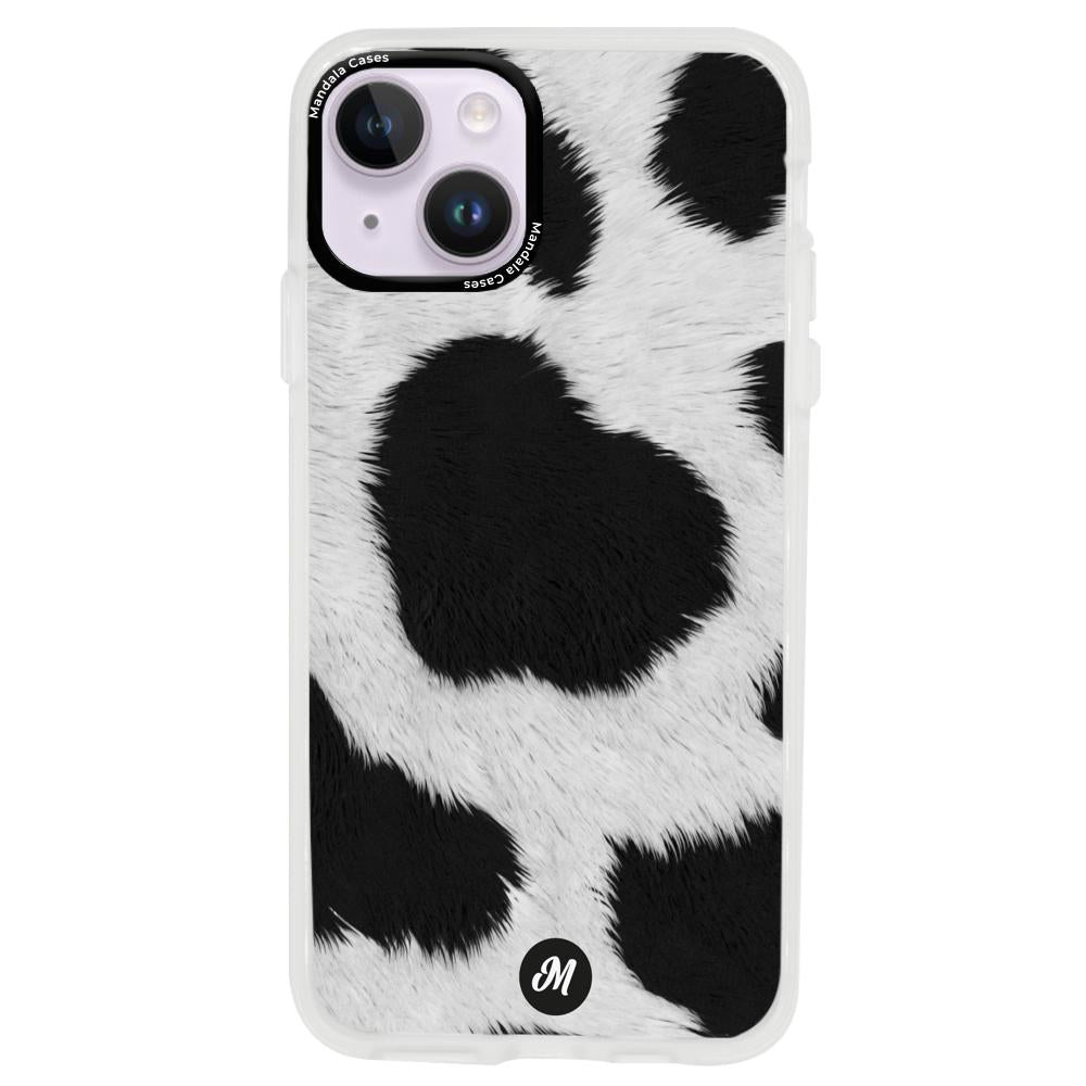 Cases para iphone 14 plus Vaca peluda - Mandala Cases