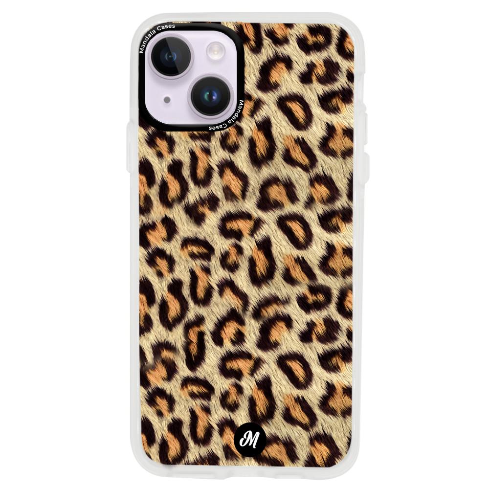 Cases para iphone 14 plus Leopardo peludo - Mandala Cases