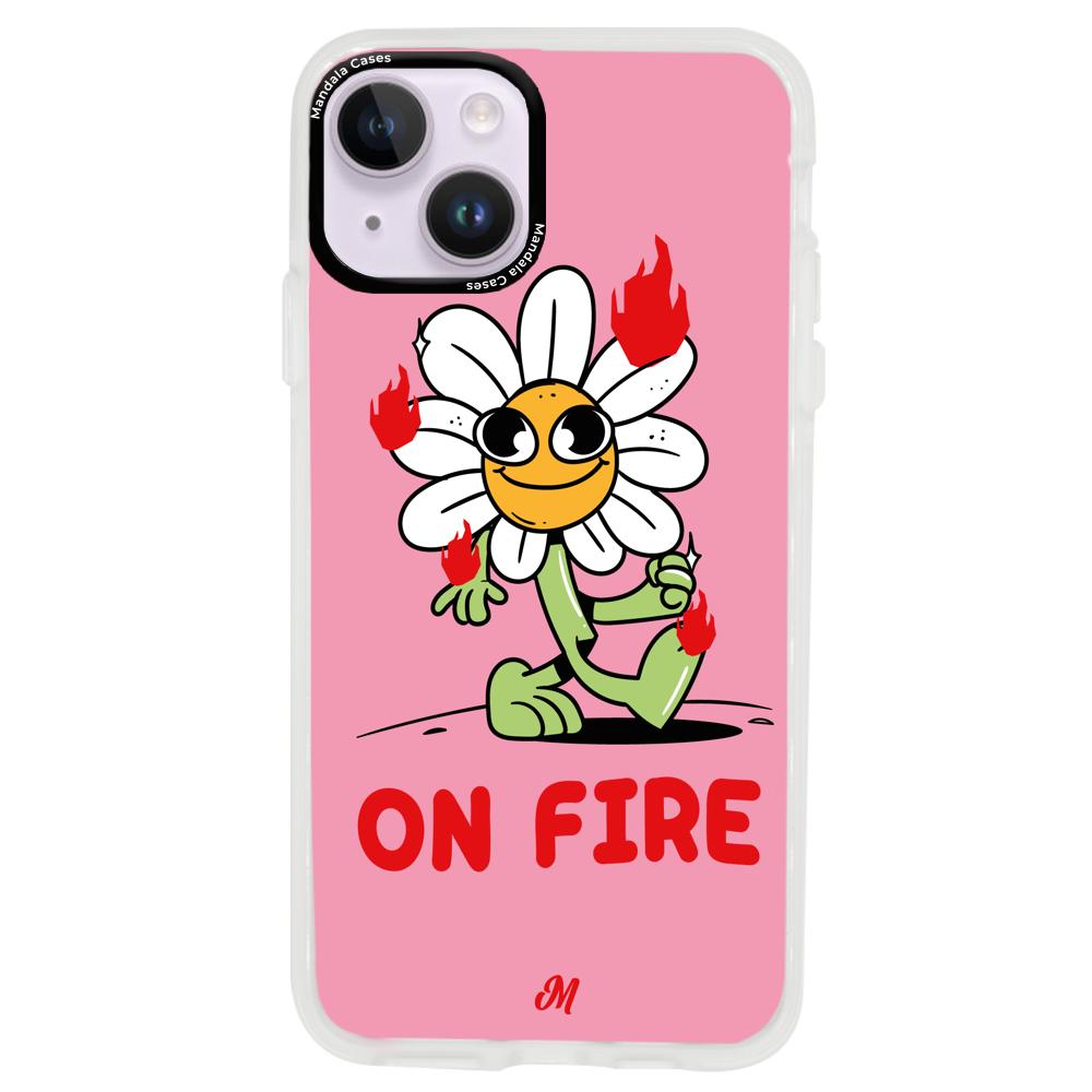 Cases para iphone 14 plus ON FIRE - Mandala Cases