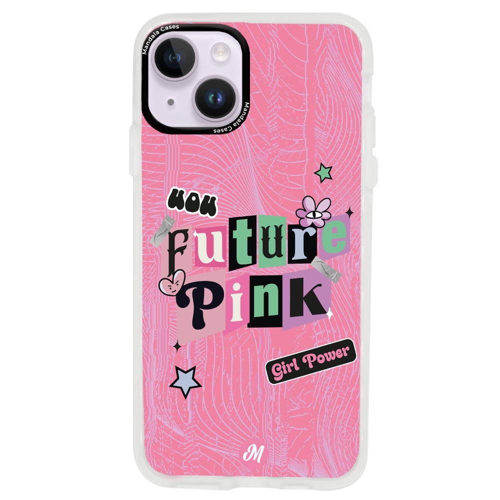 Cases para iphone 14 plus FUTURE PINK - Mandala Cases