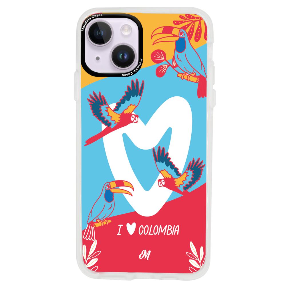 Cases para iphone 14 plus I LOVE COLOMBIA - Mandala Cases