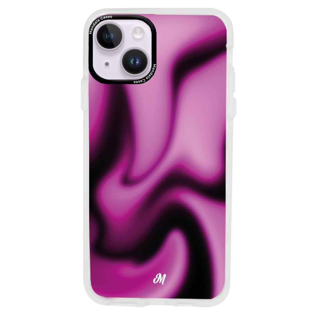 Cases para iphone 14 plus Purple Ghost - Mandala Cases