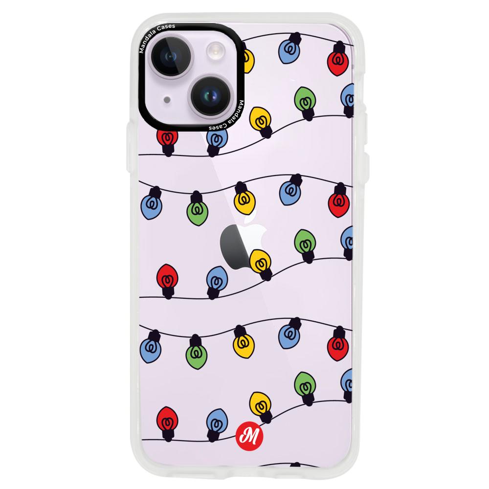 Cases para iphone 14 plus LUCES DE NAVIDAD - Mandala Cases