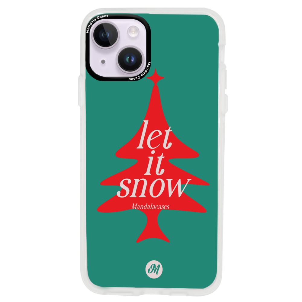 Cases para iphone 14 plus Let it snow - Mandala Cases