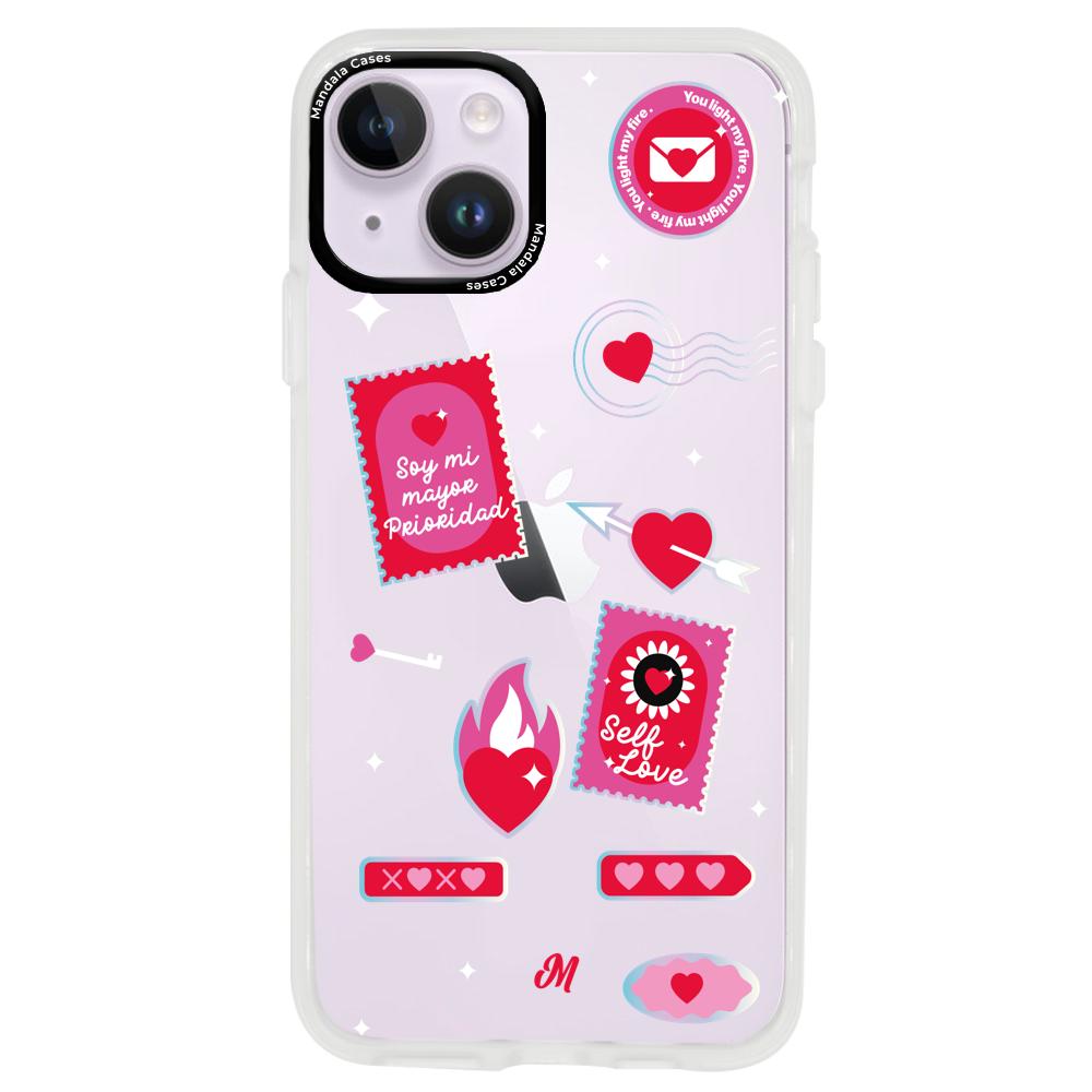 Cases para iphone 14 plus Amor Interior - Mandala Cases