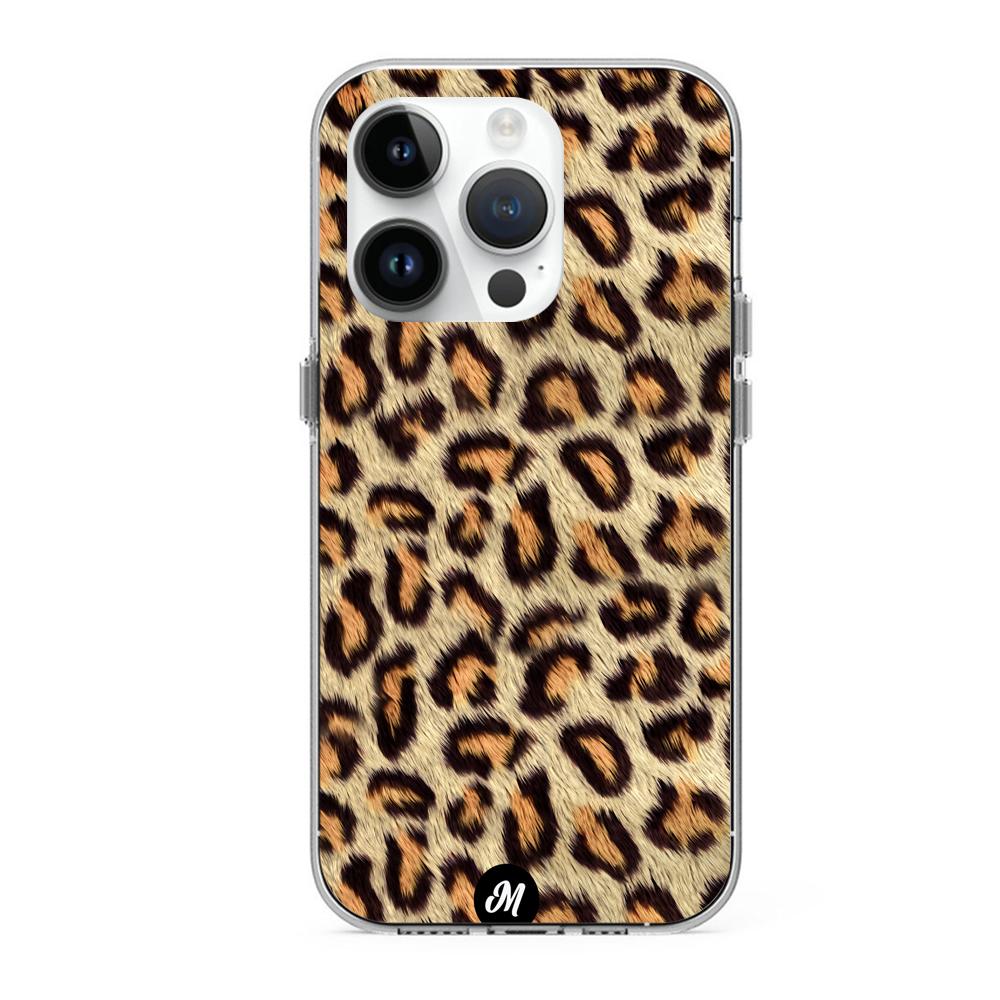 Funda Leopardo Peludo iPhone