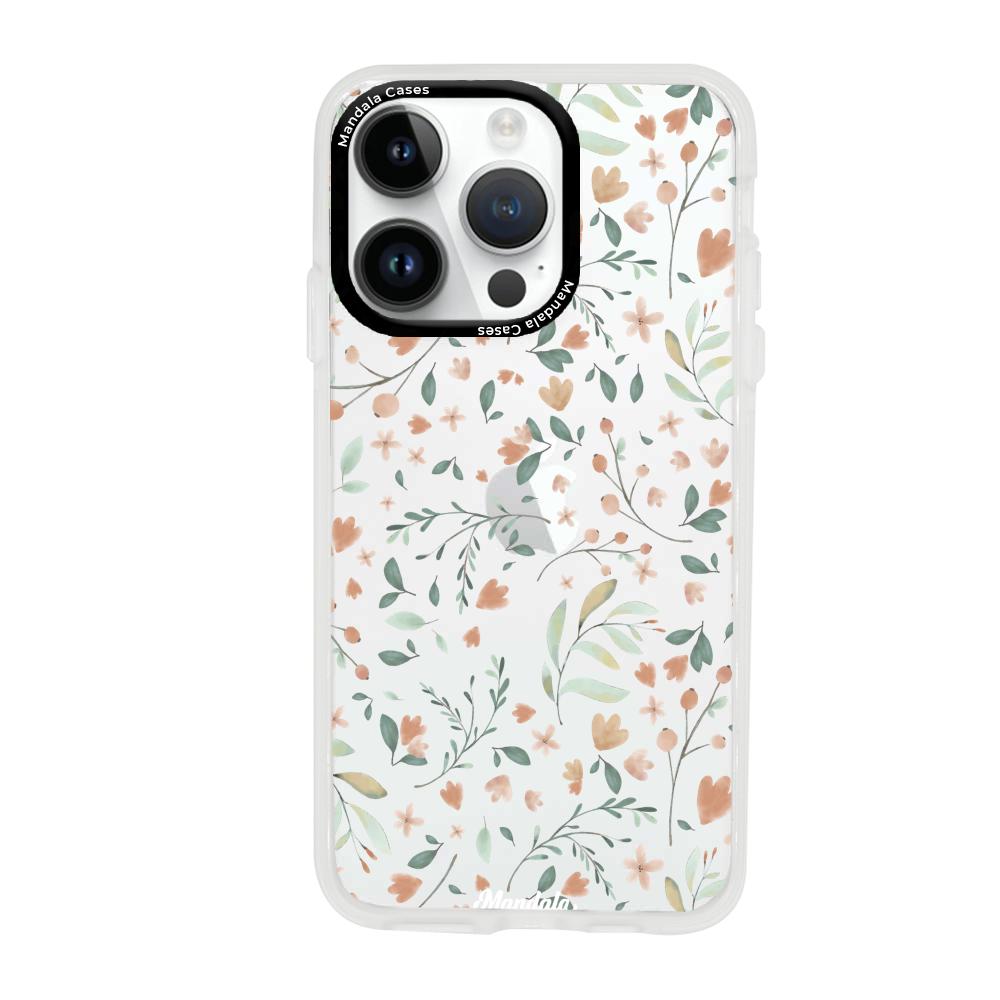 Cases para iphone 14 pro max Funda  flores delicadas - Mandala Cases